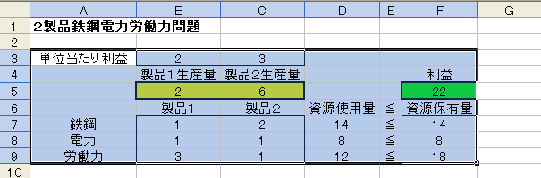 範囲の選択